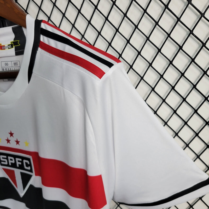 Camisa São Paulo Home 23/24 - Torcedor Masculina - Lançamento-Krauze Sports